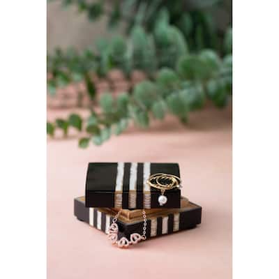 Small Square Storage Box - 2.5" - Black