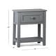 preview thumbnail 7 of 6, Hillsdale Kids and Teen Schoolhouse 4.0 Wood 1 Drawer Nightstand Grey