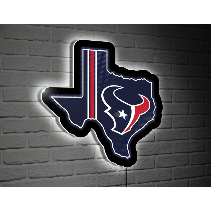 Houston Texans LED Lighted Sign - Navy