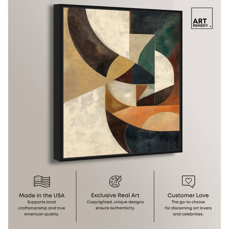 Intersecting Planes Canvas by Art Remedy