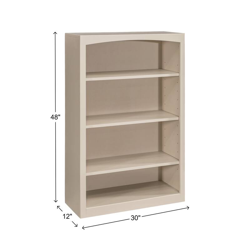 Arch+Haven Solid Wood Bookcase 30 x 48