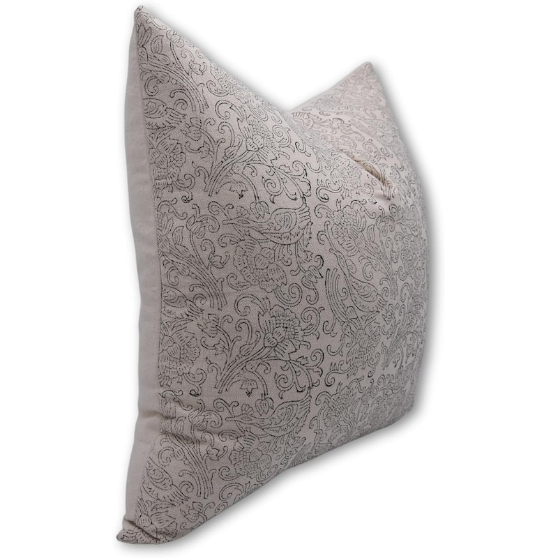 Fabdivine Cotton Outdoor Sofa Block print pillow Cover