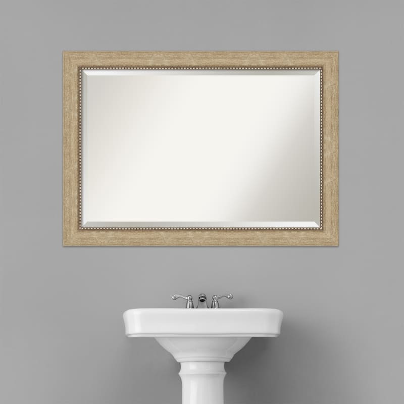 Beveled Bathroom Wall Mirror - Astor Frame