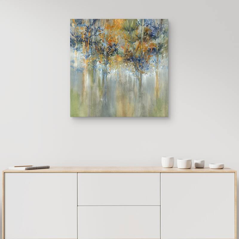 Rustic Leaves by K. Nari Canvas Art Print