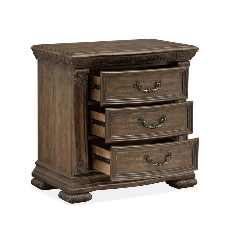 Magnussen Home Durango Willadeene Brown Drawer Nightstand