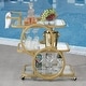 preview thumbnail 5 of 28, Metal Bar Cart Silver Bar Carts for the Home