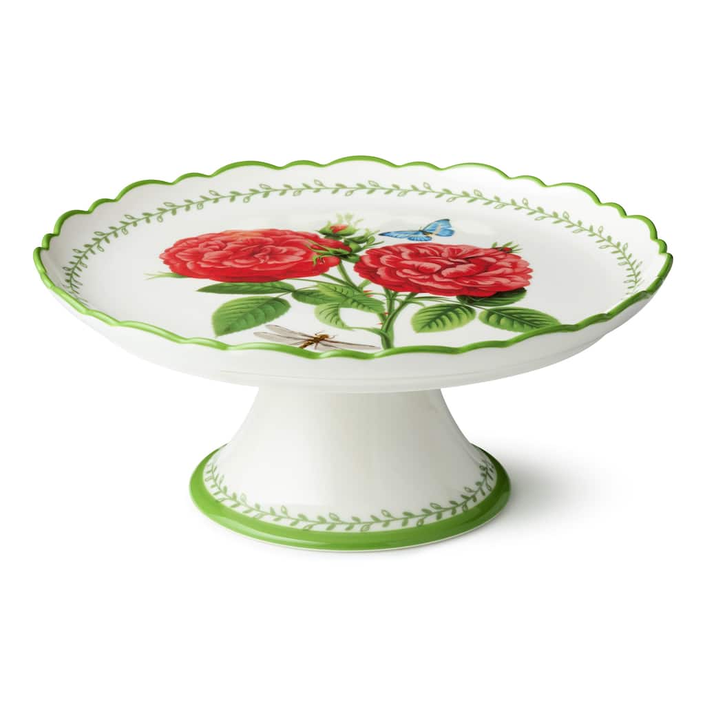 Certified International Mirabella Cake Stand - 11.25"L x 11.25"W x 4.75"H