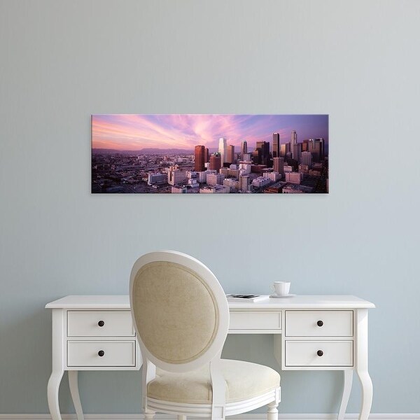 Easy Art Prints Panoramic Images's 'High Angle View Of The City, Los Angeles, California, USA,' Premium Canvas Art