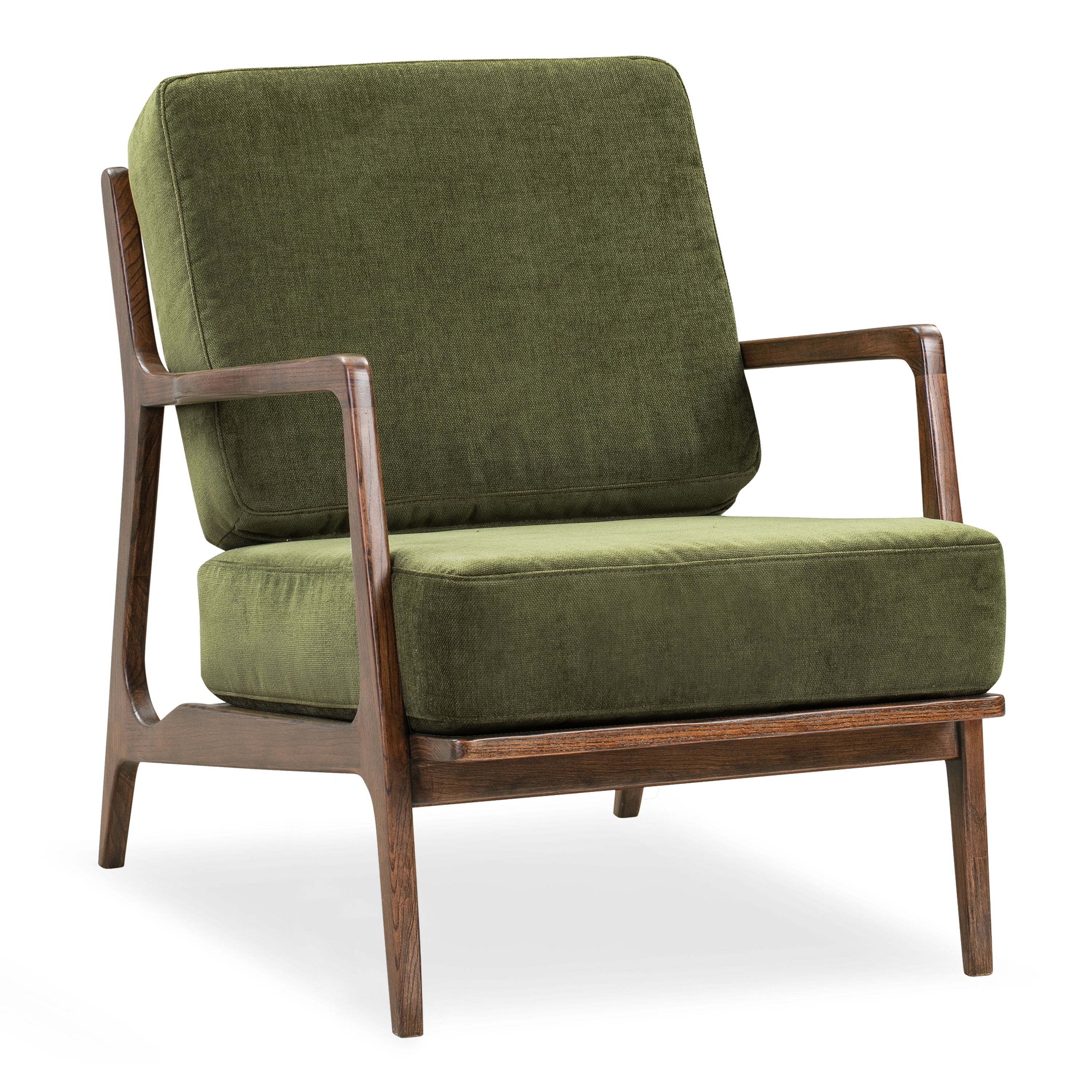 Verity leather discount lounge chair