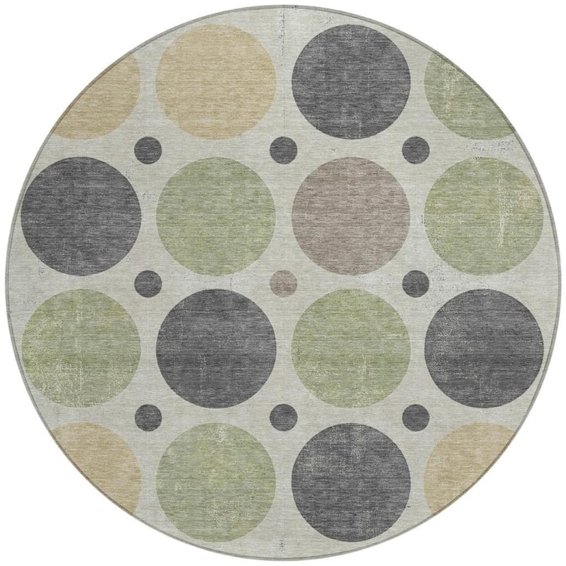 HomeRoots Geometric Transitional Rectangle Outdoor Rug