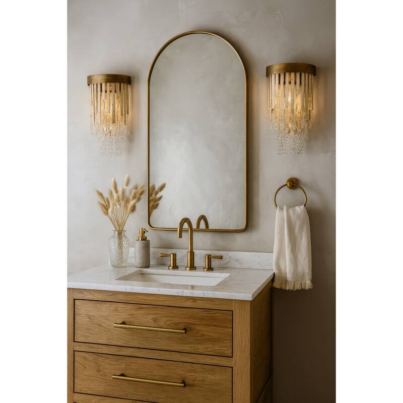 Varaluz Lafayette 2-Light Wall Sconce - Havana Gold