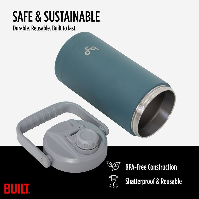 Byo 64 Oz Double Walled Insulated Stainless Steel Bottle - 64 Oz