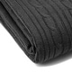 preview thumbnail 15 of 39, Chanasya Cable Knit Throw Blanket With Reversible Sherpa