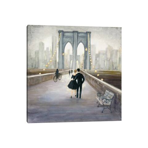 iCanvas "Bridge To New York" by Julia Purinton Canvas Print