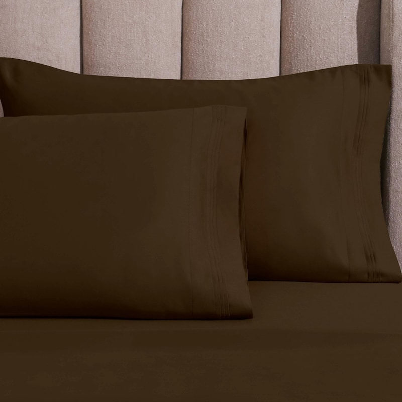 Blue Nile Mills 1500 Thread Count Egyptian Cotton Deep Pocket Solid Sheet Set
