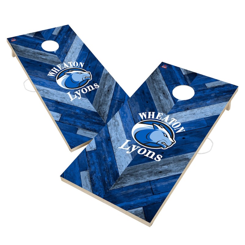 Wheaton College Lyons Cornhole Board Set - 16 Years and Up