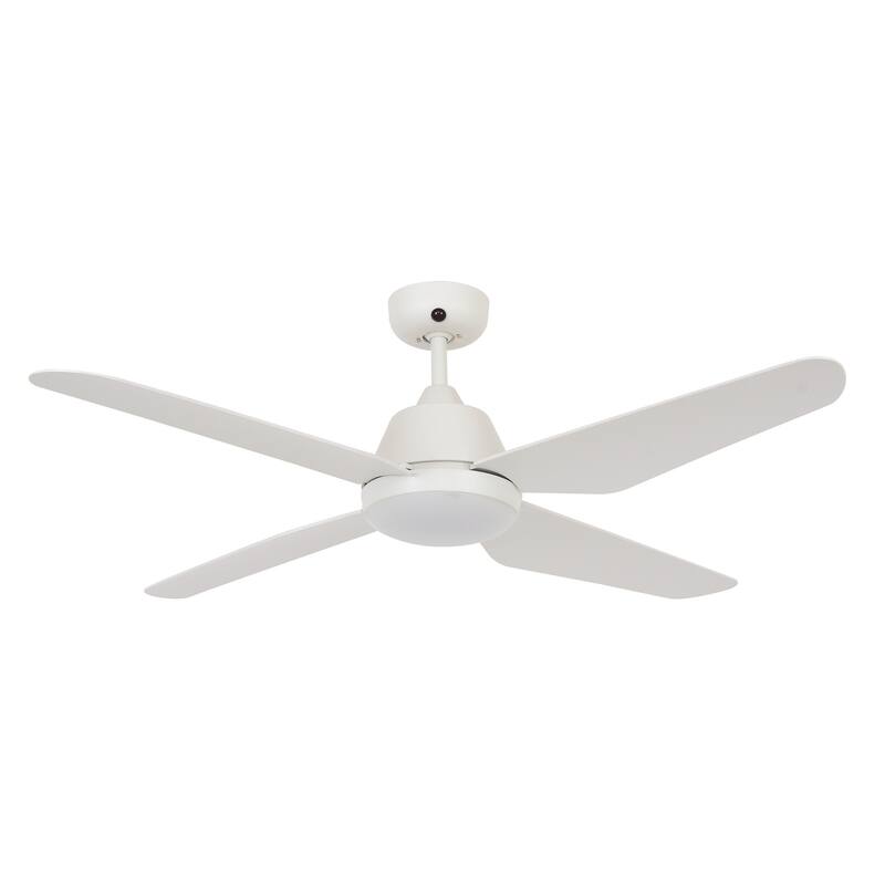 Lucci Air Aria 52-inch LED Light with Remote Ceiling Fan - White