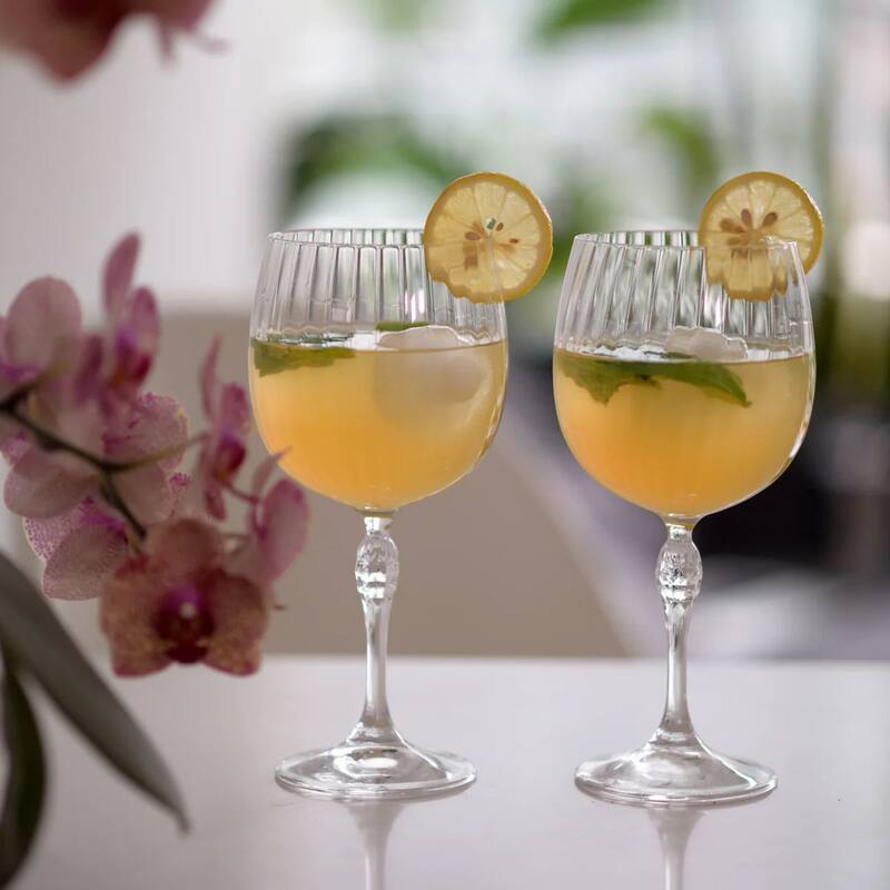 Bormioli Rocco America '20s Gin Tonic Glass, Set of 4 - 25.25 oz.