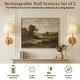 preview thumbnail 2 of 20, Bell + Howell Wall Light 2 Pack Smooth Fabric Rechargeable LED Wall Sconces Cordless Dimmable Touch Control