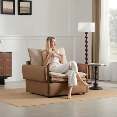Versatile Oversized Armchair Sofa with Multiple Configurations
