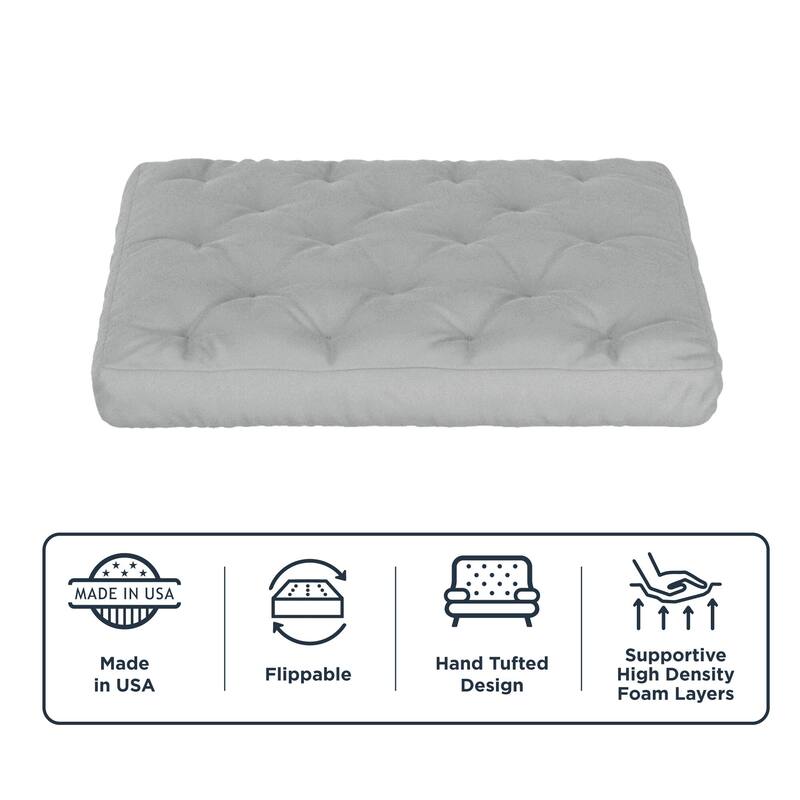 Loosh Home 12" Canvas Futon Mattress