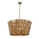 preview thumbnail 7 of 8, Uttermost Rhea 4 Light Wood Branch Chandelier - N/A