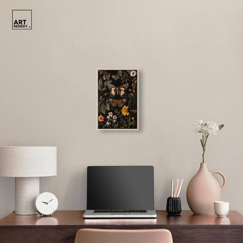Winged Visitors I Canvas by Art Remedy