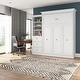 preview thumbnail 31 of 40, Versatile Queen Murphy Bed and Closet Organizer (92W) by Bestar