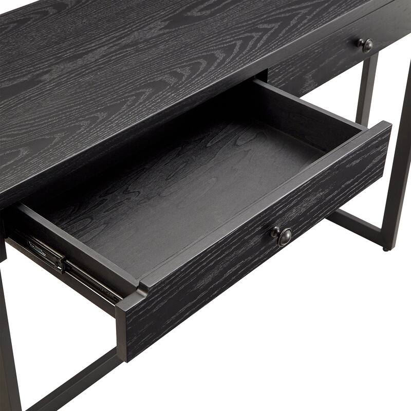 Frazer 2-Drawer Desk with Power Outlet by iNSPIRE Q Classic