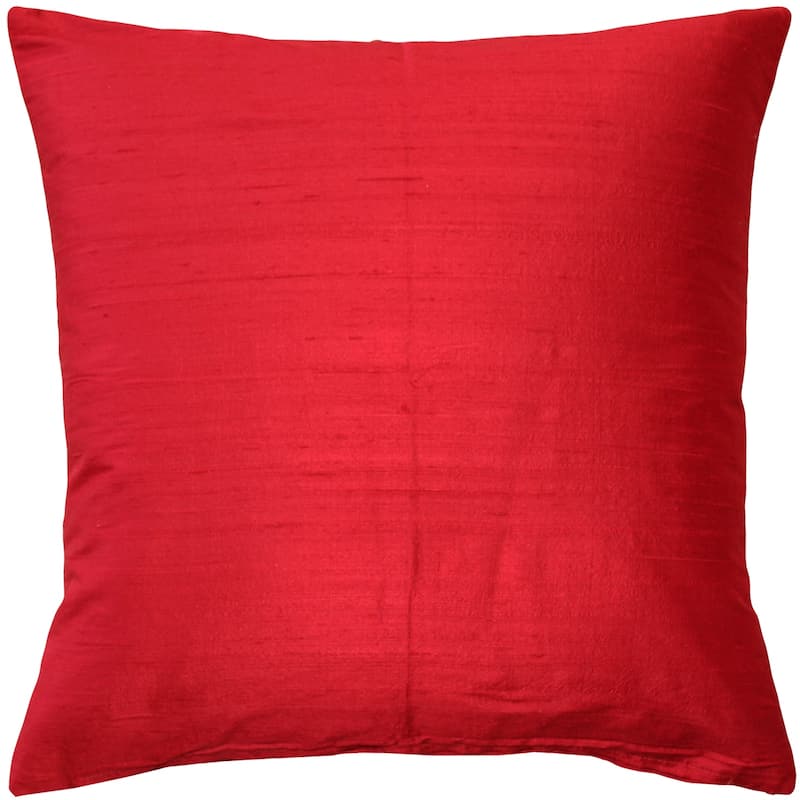 Sankara Silk 20x20 Throw Pillow - Red