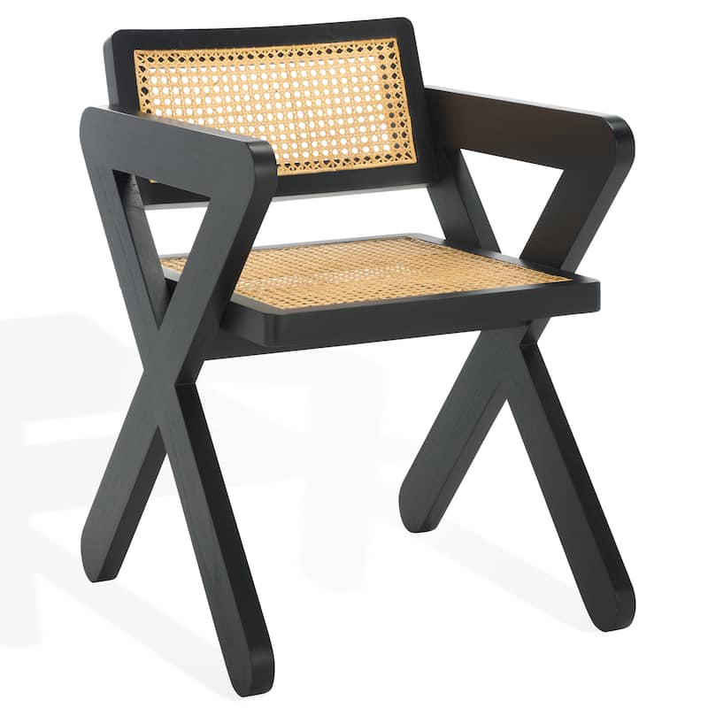 SAFAVIEH COUTURE Tyrrell Rattan Dining Chair - 21"W x 24"D x 31"H