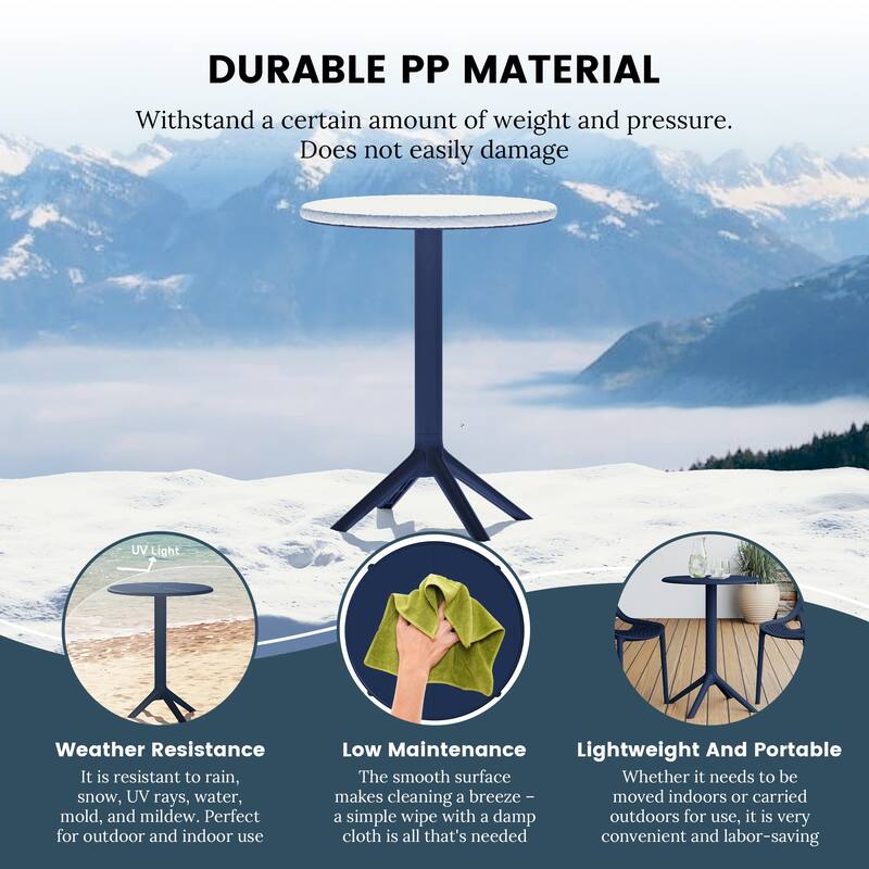 Frond and Form 2-Person Outdoor Round Dining Set
