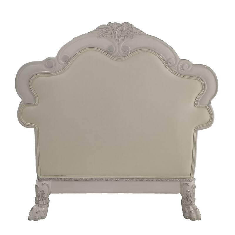 Adison Pear White and Bone White Chair with 2 Pillow