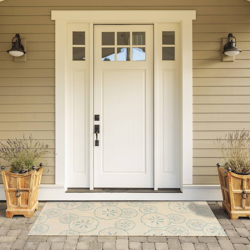 Disney Mickey Mouse Studio Modern Classic UV Protected Polypropylene Flatweave Indoor/ Outdoor Area Rug Collection