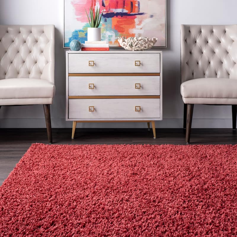 Nuloom Kara Solid Shag Area Rug