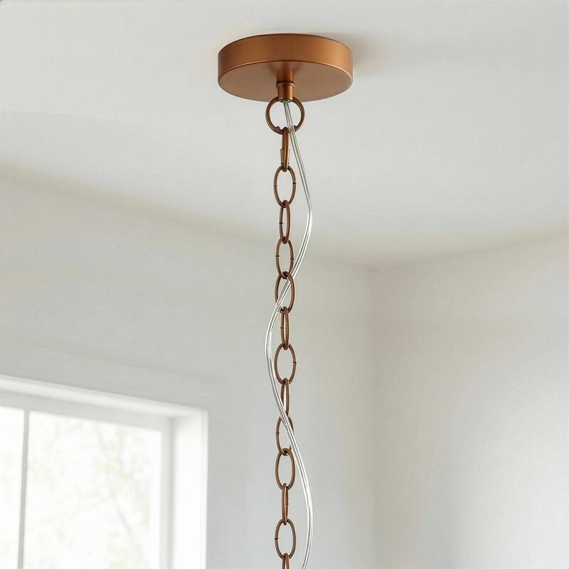 Bonnie Modern Glass Pendant Light with Gold Finish