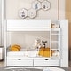preview thumbnail 2 of 30, Full over Full Wood Bunk Bed with Drawers