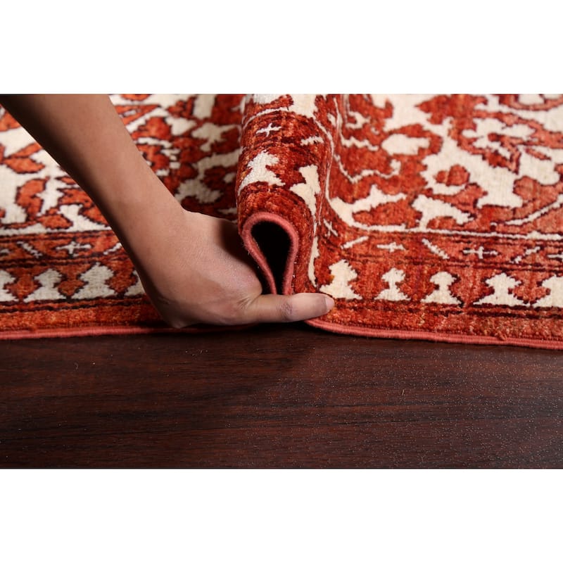 Vegetable Dye Traditional Mahal Persian Area Rug Handmade Wool Carpet - 6'7" x 10'10"