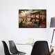 preview thumbnail 4 of 6, iCanvas "The River Cafe" by Ruane Manning Canvas Print 26x40x1.5