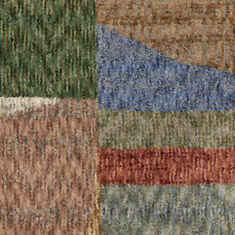 Tobias Modern Color Block Multi-colored Area Rug