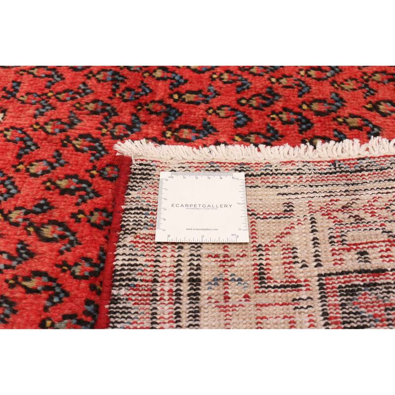 ECARPETGALLERY Hand-knotted Andelz Red Wool Rug - 4'2 x 6'11