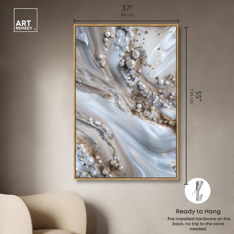 Effervescent Earth Canvas by Art Remedy