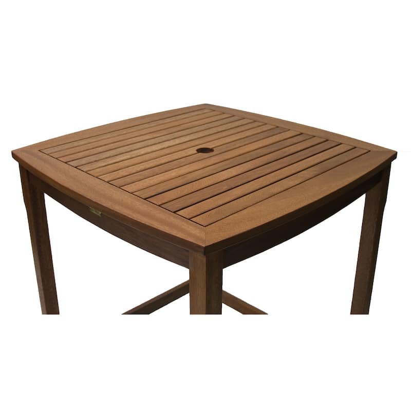 Eilaf 5 pc. Eucalyptus Bar Set with Bar Chairs