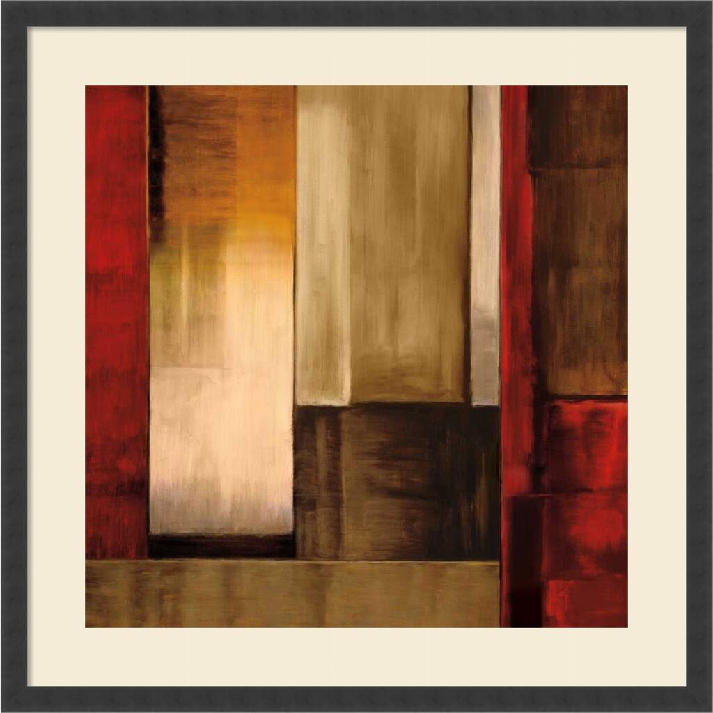 Framed Art Print 'Crossover I' by Aaron Summers 34 x 34-inch