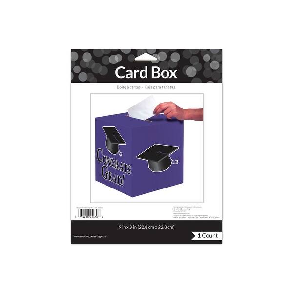 card box for grad party Grad Party Card Box