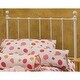 preview thumbnail 6 of 5, Hillsdale Molly Metal Headboard, White Twin