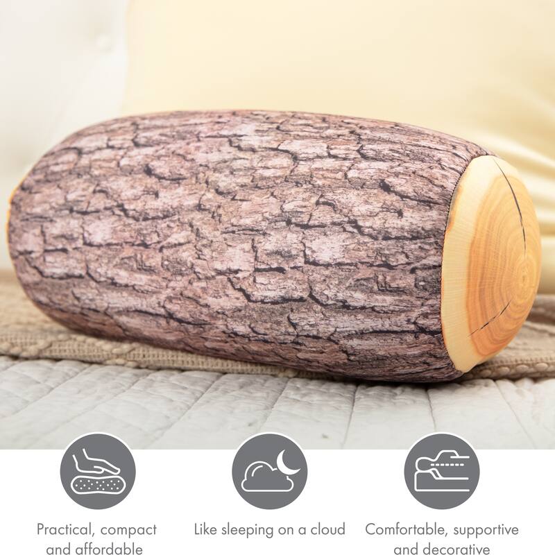 Log Cover Only - Body Pillowcase - Spandex/Nylon Blend for Silky Touch