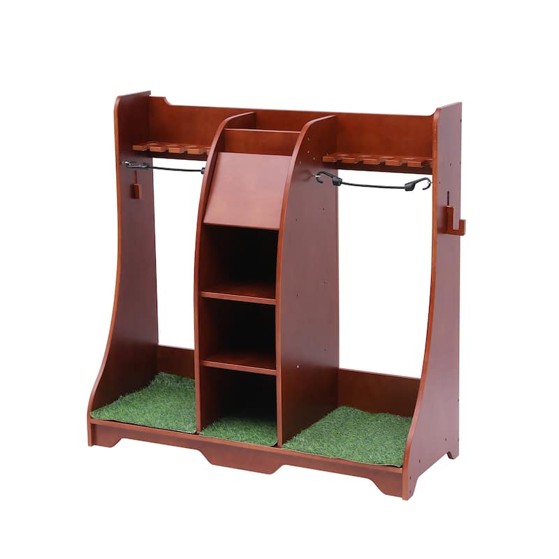 Freestanding Sports Rack Equipment Garage Organizer Golf Sport Storage - N/A