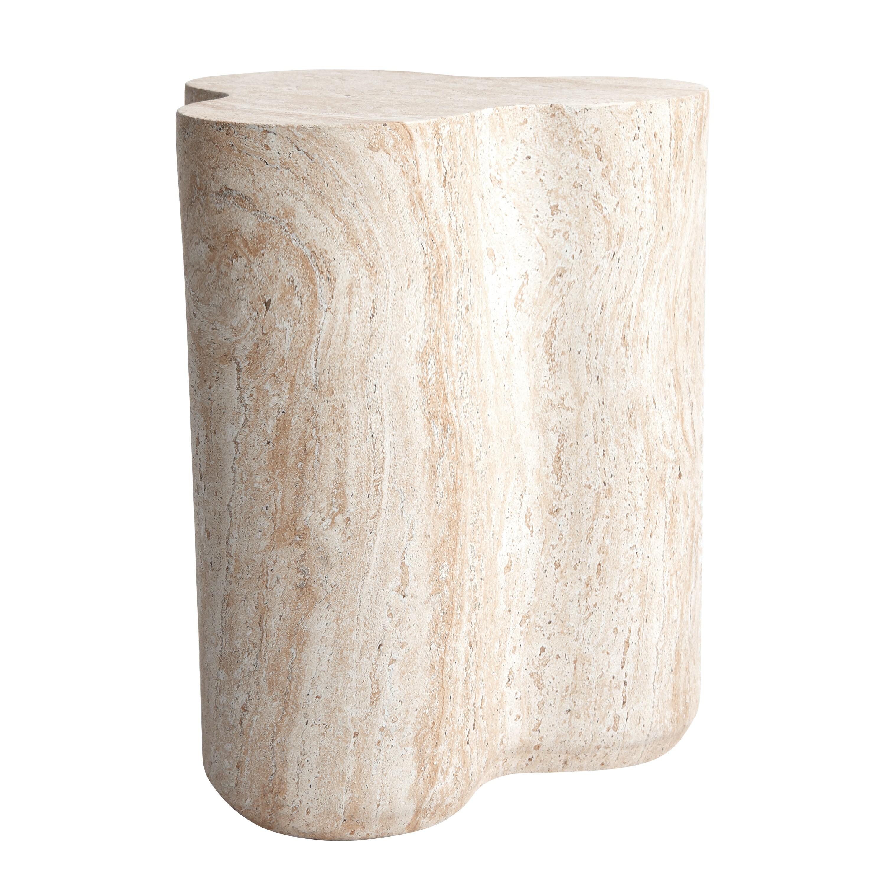 高評価！ Italian Finish Stone Travertine Clover Design Side MgO トップス