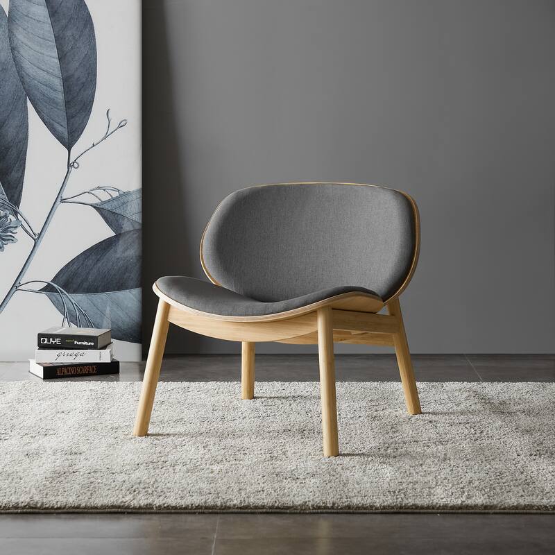 Anna Lounge Chair, Sand-Red - Sand Grey